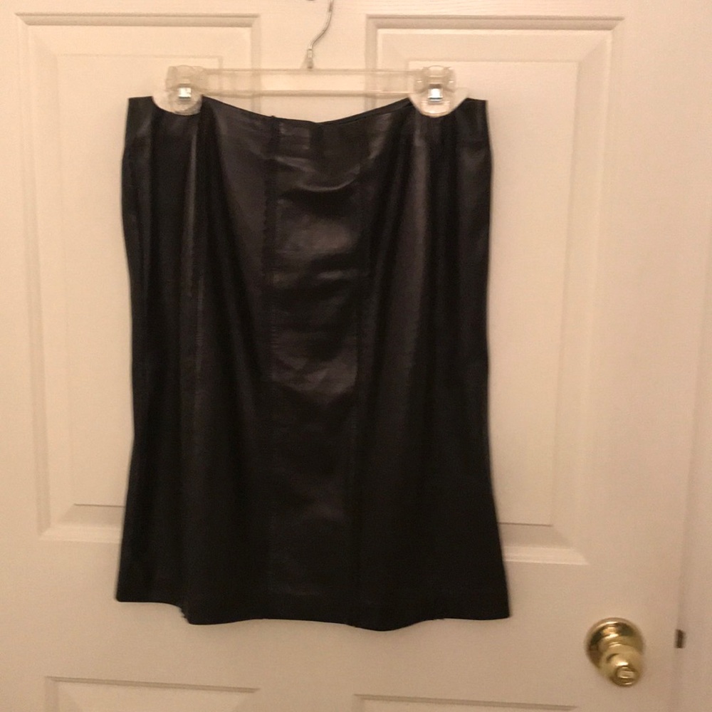 Leather skirt